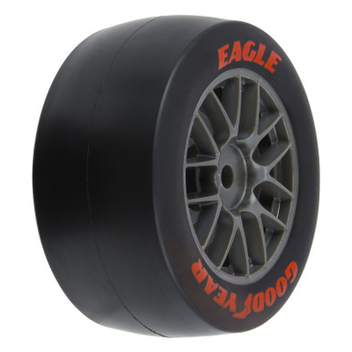 PRO1030410 Pro-Line 1/12 Goodyear Eagle Option Tire F/R MTD Gray Wheels (4): Losi NASCAR