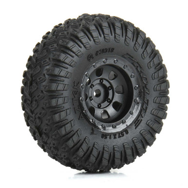 pro-line 1/30 Aztek Front/Rear Mounted Black Clobber (4) for Axial SCX30 PRO1031910
