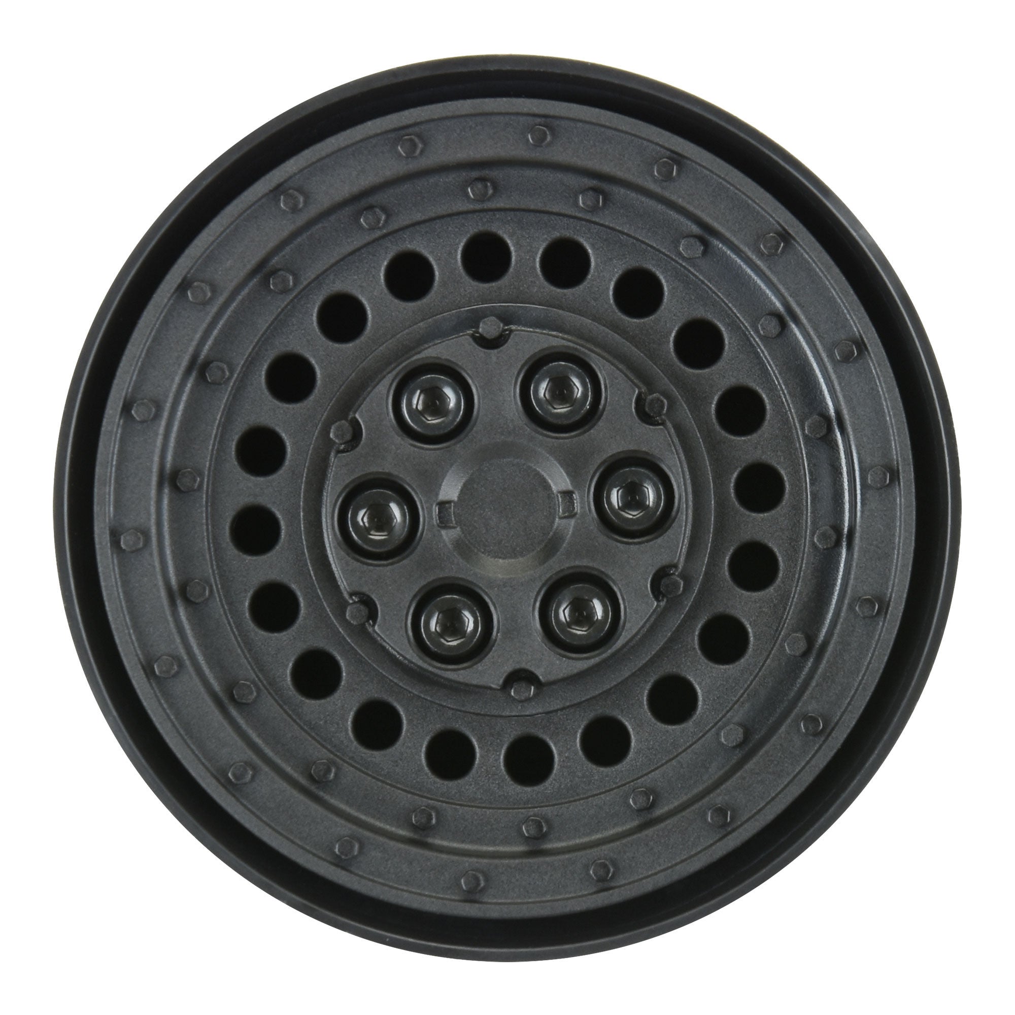 1.9" Carbine Black Bead-Loc Dually Wheels with 12mm Hex for 1/10 Rock Crawler (2) (PRO278600)