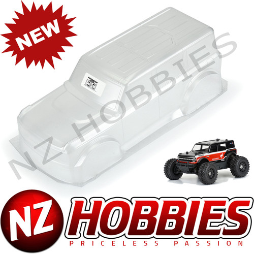 Pro-Line 1/10 2021 Ford Bronco Clear Body: Granite/Vorteks # PRO359100