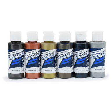 RC Body Paint, Pure Metal Set (6 Pack) PRO632305