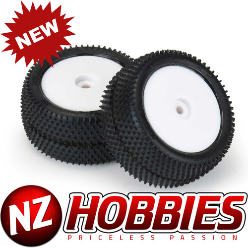 Proline PRO829713 Prism Carpet Tires MTD White Mini-B Rear