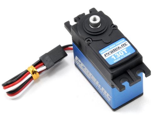 ProTek RC 130T Standard Digital "High Torque" Metal Gear Servo (High Voltage)