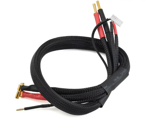 ProTek 5342 2S High Current Charge/Balance Adapter (4mm to 5mm Solid Bullets) 10awg Wire 24"