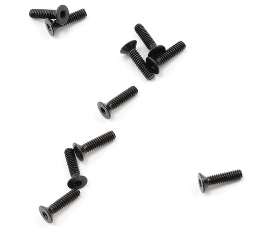 ProTek RC 2002 2x8mm "High Strength" Flat Head Screws (10)