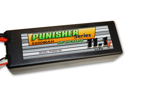 "Punisher Series" 5200/50C 3cell Lipo (Deans)
