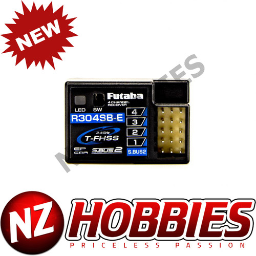 Futaba R304SB-E (T-FHSS/S.Bus2) 4Ch Telemetry Rx 4PLS 4PX