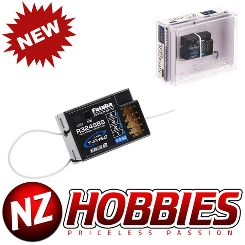 Futaba R324SBS 2.4GHz RX TFHSS 4CH Telemetry SBus2 # FUTL7687