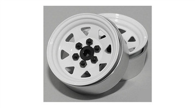 RC4ZW0128 RC4WD 6 Lug Wagon 1.9 Stamped Beadlock Wheel, White