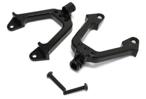 Racers Edge 1832BK SCX10 Aluminum Rear Shock Tower Hoops, Black