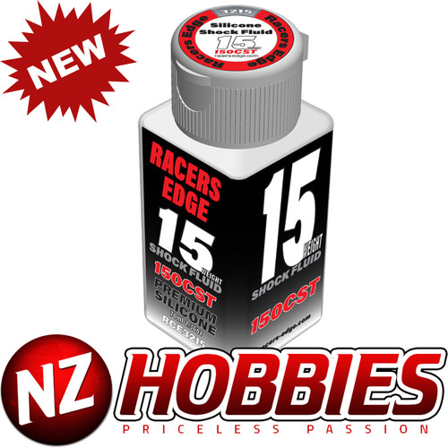 RACER EDGE 15 Weight, 150cSt, 70ml 2.36oz Pure Silicone Shock Oil # RCE3215