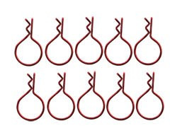 RCO4015 RC ONE X17 LARGE RING BLACK BODY PINS (10)