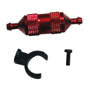 RCO9847 RC ONE X58 LG FUEL FILTER W/ COPPER FILTER - RED