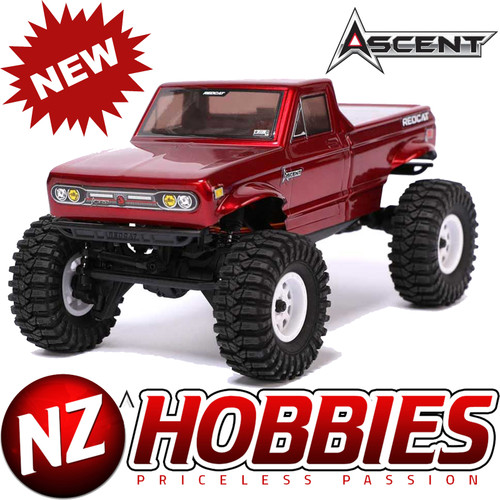 REDCAT ASCENT-18 RC CRAWLER - 1:18 BRUSHED ELECTRIC ROCK CRAWLER - RED