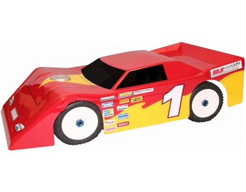 RJ Speed1015 1/8 Max Wedge Dirt Oval Clear Body