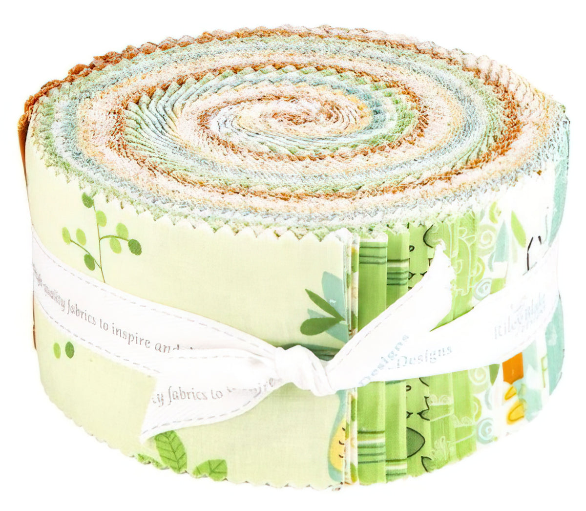 Riley Blake - Eat Your Veggies! 2.5 Inch Rolie Polie 40 pcs