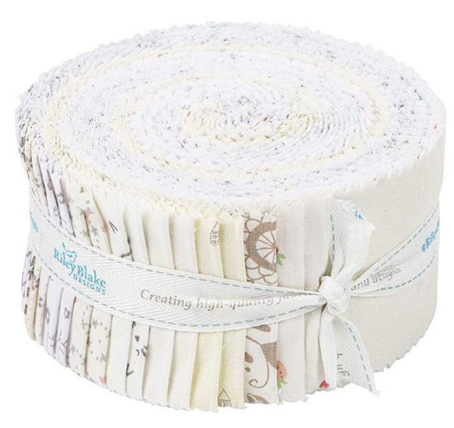 Riley Blake - Hush Hush 2 2.5 Inch Rolie Polie 40 pcs