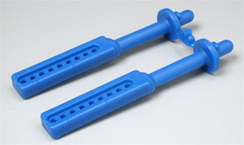 RPM80175 RPM Long Body Mounts Blue T/E-Maxx