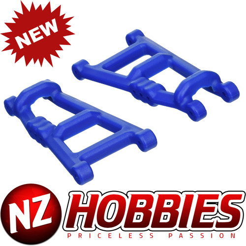 RPM 80185 Rear A-Arms (2) Blue RUSTLER, STAMPEDE