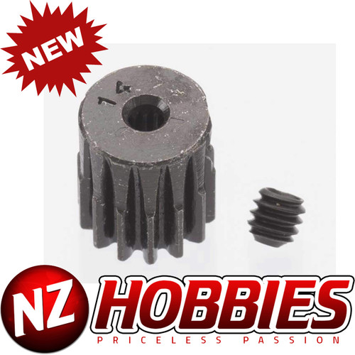 Robinson Racing Hard Blackened Steel Mini Pinion 2mm, .5 Mod 14T # RRP1814