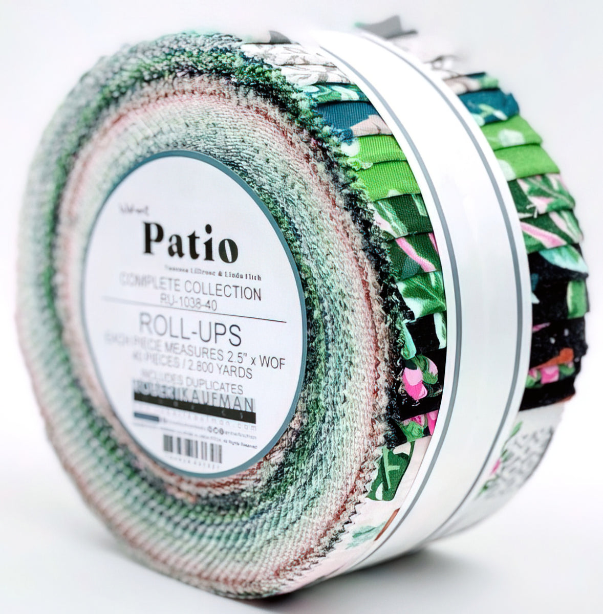 Kaufman - Wishwell: Patio 2.5 Inch Roll Up 40 pcs