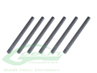 SABH0239-S Goblin 500 Aluminum Spacer 54mm (6pcs)