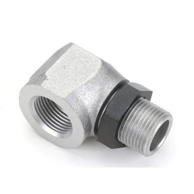 SAI125A140 SAITO Muffler, Right Angle Adapter with Nut, FA-125
