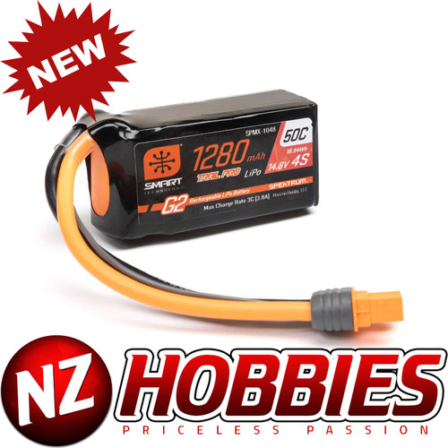 SPEKTRUM Smart G2 Trail Pro 1280 4S 14.8V 50C LiPo w/ IC3 # SPMX-1048