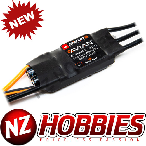 SPEKTRUM SPMXAE1045 Avian 45 Amp Brushless Smart ESC 3S-6S