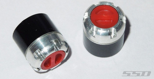 SSD Scale Locking Hubs RED (2pcs) # SSD00011