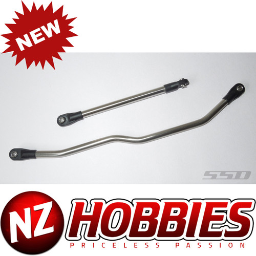 SSD RC SSD00155 M4 Titanium Steering Links for Wraith/RR10/SMT10
