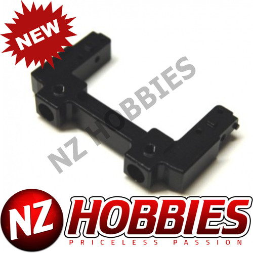 STRC STA31393BK Alu. REAR BUMPER MOUNT/CHASSIS BRACE : SCX10 II (BLACK)
