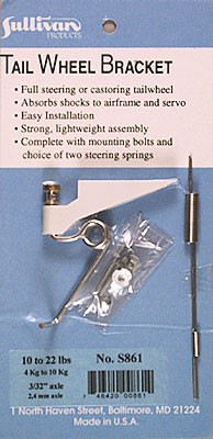 SUL861 Sullivan Tailwheel Bracket 60-1/4 10-22 lbs