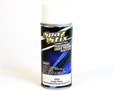 SZX15259 Spaz Stix Candy Yellow Aerosol Paint 3.5Oz