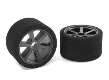 CORALLY ATTACK FOAM TIRES 1/12CIRCUIT 32 SHORE MAGENTA REAR