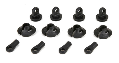 Spring Cups/Clips/Shock Ends (2): MTXL/DBXL-E/DBXL 2.0 Losi - LOS253006