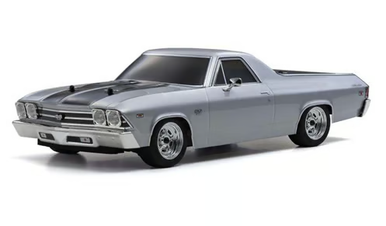 KYO34419T2Fazer Mk2 FZ02 1969 Chevy El Camino SS 396, Type 2 Cortez Silver, 1/10 Electric 4WD