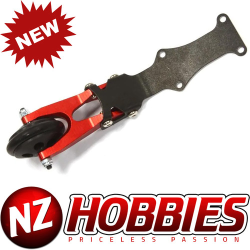 Integy T3488RED Billet Machined Wheelie Bar for 1/16 Traxxas E-Revo, Slash, Summit