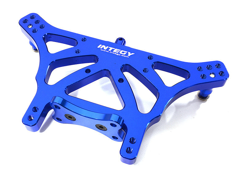 Integy Rear Shock Tower II for 1/10 Electric Slash 2WD, Rustler 2WD & Stampede 2WD (T7993BLUE)