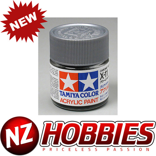 TAMIYA TAM81011 Acrylic X11 Gloss Chrome Silver