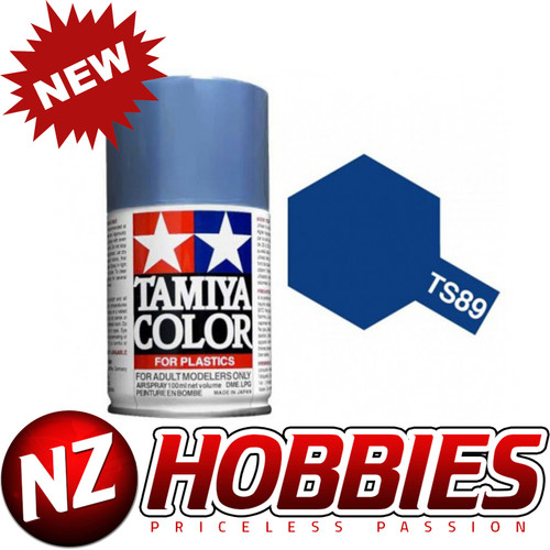 TAMIYA TAM85089 Lacquer Spray, TS-89 Pearl Blue, 100ml