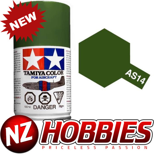 TAMIYA TAM86514 Spray Can Aircraft AS-14 Olive Green Acrylic