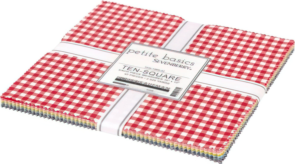 Kaufman - Sevenberry: Petite Basics Ten Inch Squares 42 pcs