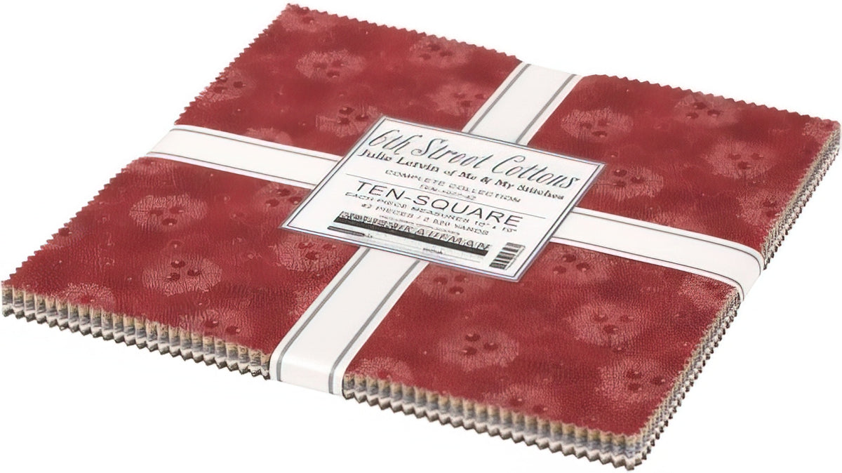 Kaufman - 6TH Street Cottons Ten Inch Squares 42 pcs