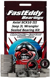 FastEddy Axial SCX10 III Jeep JL Wrangler Sealed Bearing Kit (TFE5937)