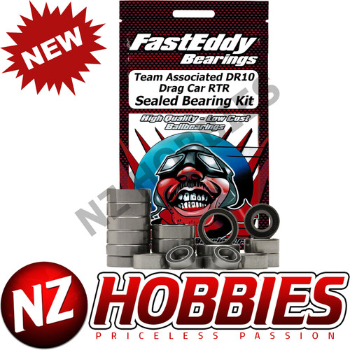 Fast Eddy TFE6007 Team Associated DR10 Drag Car RTR Sealed Bearing Kit