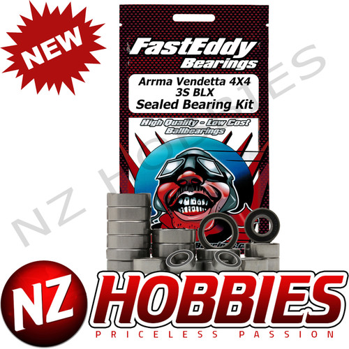 Fast Eddy TFE7344 Arrma Vendetta 4X4 3S BLX Sealed Bearing Kit