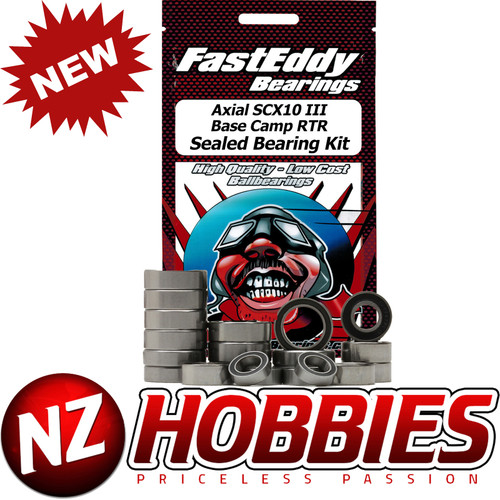 Fast Eddy Axial SCX10 III Base Camp RTR Sealed Bearing Kit # TFE7812