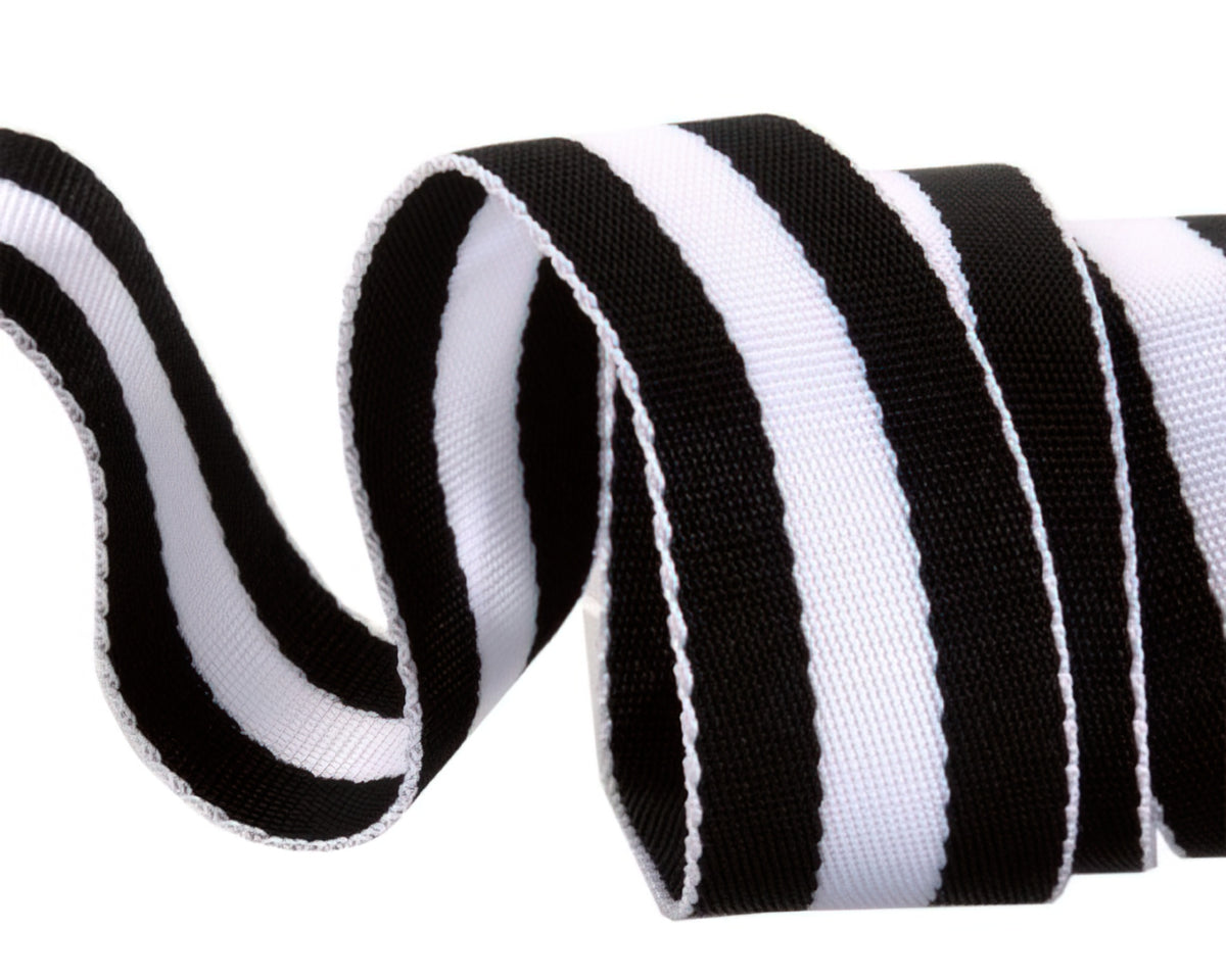 Tula Pink Webbing 2yd x 1.5in - Black and White