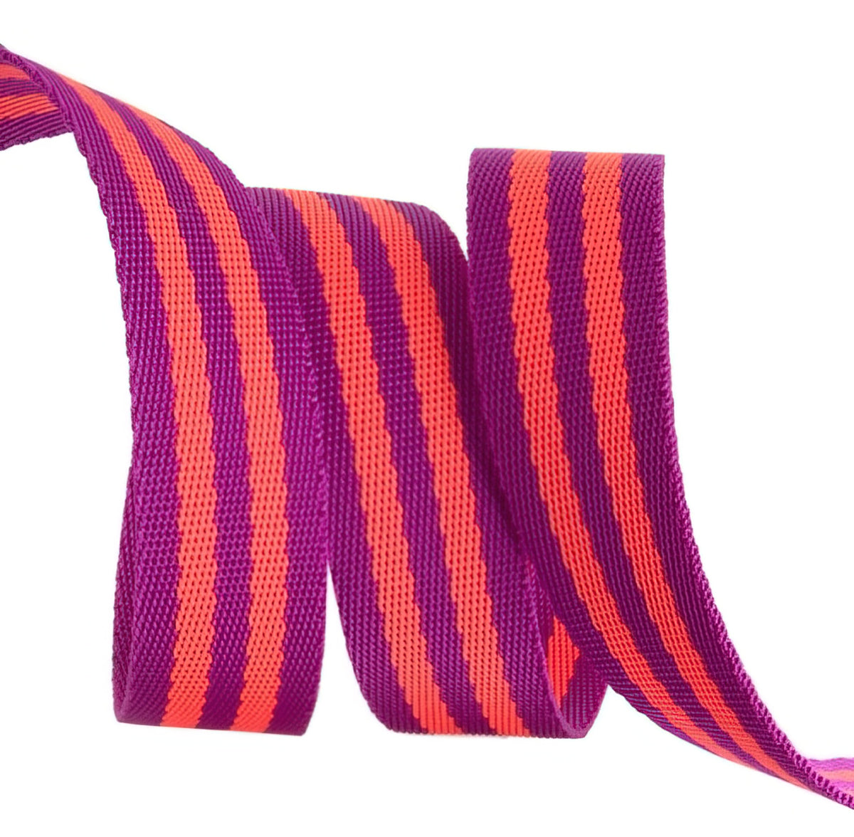 Tula Pink Webbing 2yd x 1in - Watermelon and Plum